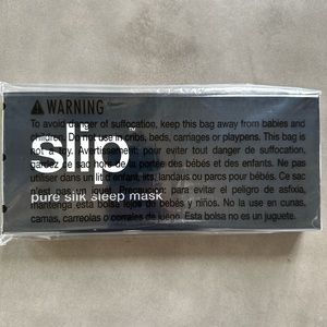 Slip black silk sleep mask